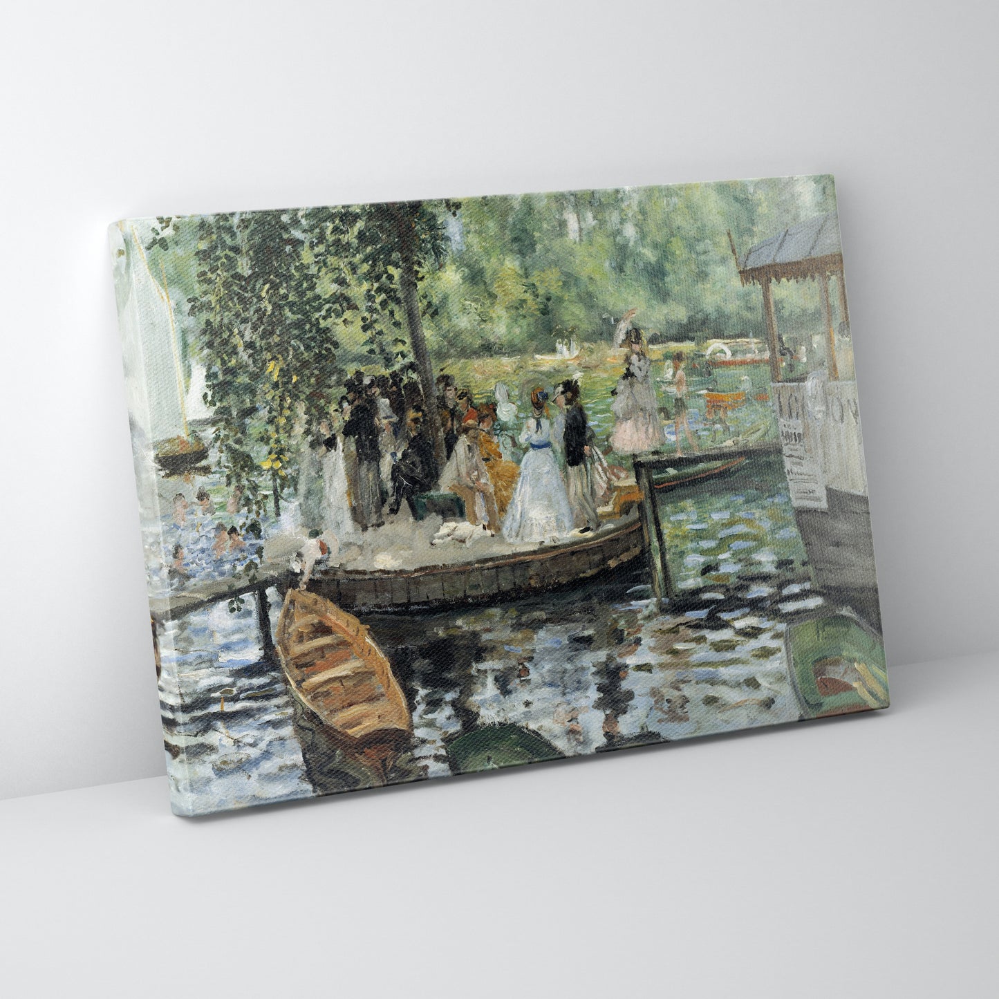 La Grenouillere - by Pierre-Auguste Renoir