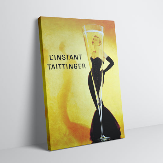 LInstant Taittinger, Vintage Poster Wall Art