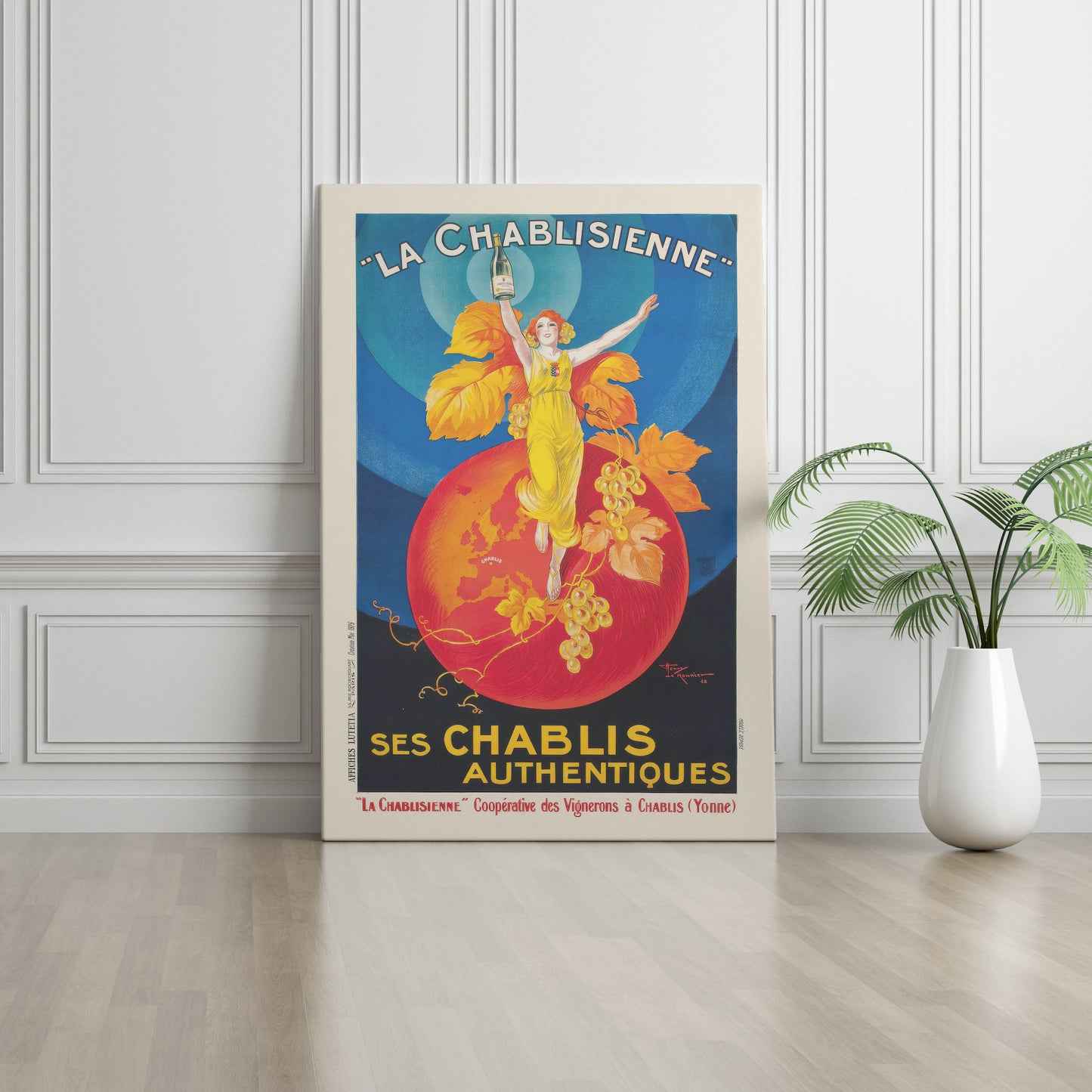 Vintage Advertising Poster - La Chablisienne