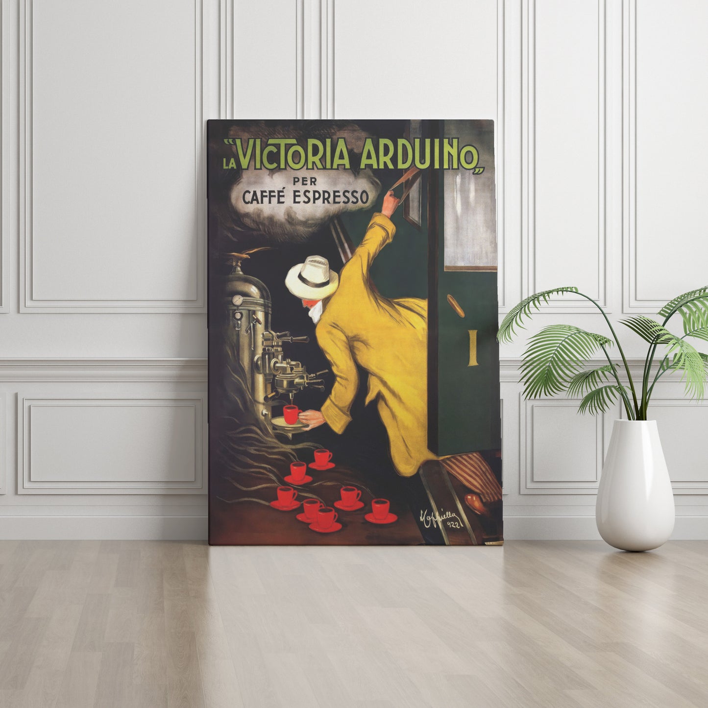 La Victoria Arduino, per Caffe Espresso, Vintage Poster, by Leonetto Cappiello Wall Art